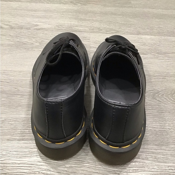 Dr. Martens Vegan 1461 Oxford Shoes Black Felix Rub Off Unisex Women’s 6 Men’s 5 - Picture 8 of 9